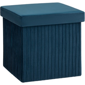 Изображение товара Пуф складной с ящиком Store Square синий (арт.)