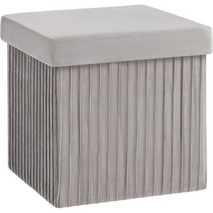 Изображение товара Пуф складной с ящиком Store Square серый (арт.)