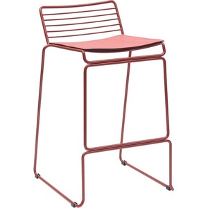 Изображение товара Стул полубарный Danny бордовый с подушкой (арт.)