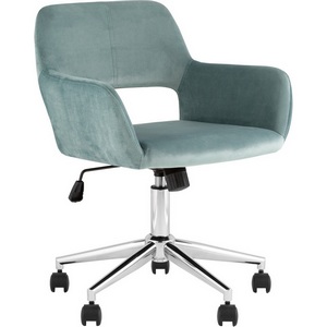 Изображение товара Кресло офисное ROSS велюр серо-зеленый (арт.)