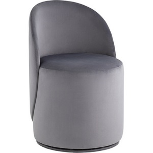 Изображение товара Пуф Loreen вращающийся велюр серый (арт.)