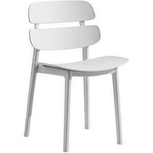Изображение товара Стул для кухни пластиковый шириной 50 см обеденный Tony пластик белый
