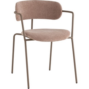 Изображение товара Стул Дженни букле бежевый каркас бежево-серый матовый (арт.)