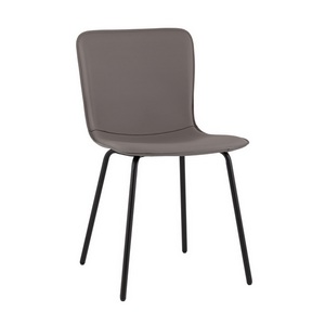 Изображение товара Стул для гостиной с экокожей обеденный Pluto серый