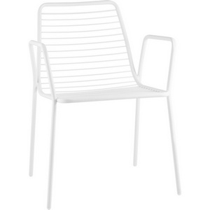 Изображение товара Стул с подлокотниками Дели металл белый (арт.)
