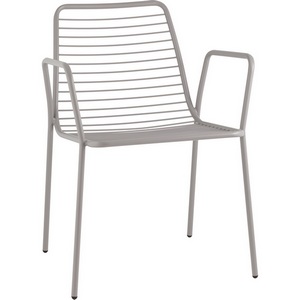 Изображение товара Стул с подлокотниками Дели металл серый (арт.)