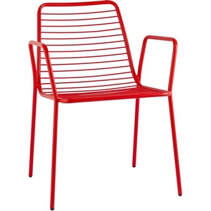 Изображение товара Стул с подлокотниками Дели металл красный (арт.)