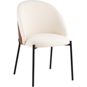 Изображение товара Стул обеденный Adelinde бежевый с коричневой экокожей арт.