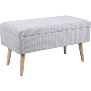 Изображение товара Банкетка с поролоновым наполнением Сторми с ящиком серый арт.