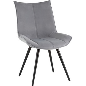 Изображение товара Стул вращающийся Робб велюр серый (арт.)