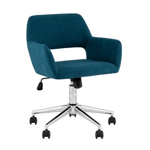 Изображение товара Стул офисный ROSS рогожка синий арт.