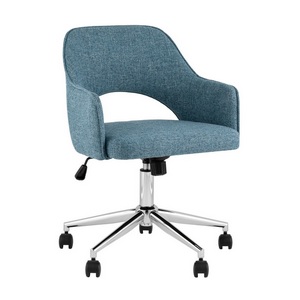 Изображение товара Кресло офисное Кларк рогожка синий арт.