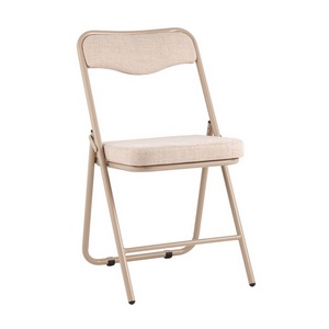 Изображение товара Стул складной Джонни рогожка бежевая каркас бежевый арт.