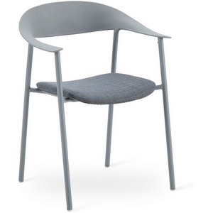 Изображение товара Стул Eila с подушкой пластик серый арт.