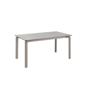 Изображение товара Стол обеденный Varden раскладной 160-220х90 см керамика серый (прямоугольная столешница, 4 ножки)