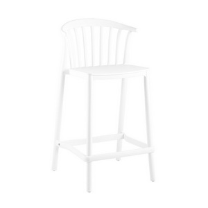Изображение товара Стул полубарный Campo пластик белый арт.