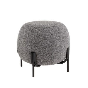 Изображение товара Пуф Флик new ткань букле тёмно-серый арт.