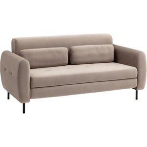 Изображение товара Диван-кровать прямой Барнаби велюр серый арт.УТ000040005