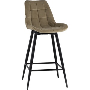 Изображение товара Стул барный Флекс с поворотным механизмом велюр капучино арт.