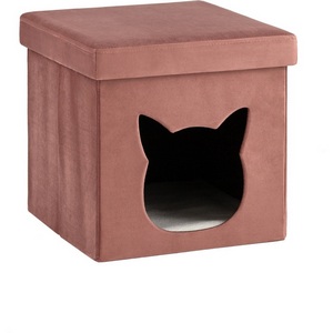 Изображение товара Пуф складной с ящиком Store Round бежевый арт.УТ000040150