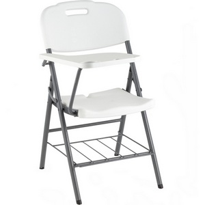 Изображение товара Стул складной банкетный со столиком и полкой черный арт.УТ000040173