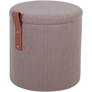 Изображение товара Пуф Руни XS с ящиком вельвет тёмно-серый арт.УТ000040202