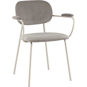 Изображение товара Стул обеденный Deia кремовая экокожа черные ножки арт.УТ000040334