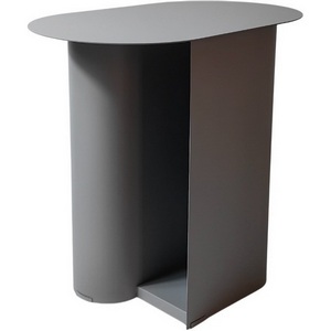 Изображение товара Журнальный столик с полкой Yvaine металл синий УТ000040317 (овальная столешница)