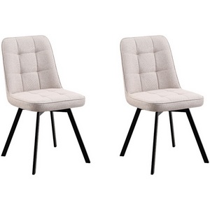 Изображение товара Стул Pleid вращающийся кремовый 2 шт. арт.