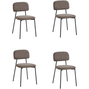 Изображение товара Стул Chao коричневый черные ножки 4 шт. арт.