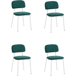 Изображение товара Стул Chao темно-зеленый белые ножки 4 шт. арт.