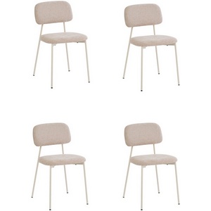 Изображение товара Стул для кухни комплект 4 Chao бежевый бежевые ножки 4 шт.