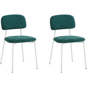 Изображение товара Стул Chao темно-зеленый белые ножки 2 шт. арт.