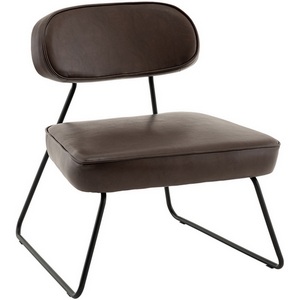 Изображение товара Кресло Kate new ткань экокожа коричневый арт.