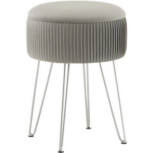 Изображение товара Пуф Астор серебристый серебряные ножки арт.