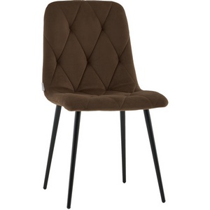 Изображение товара Стул Одди Diamond велюр коричневый арт.
