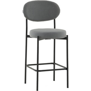 Изображение товара Стул Полубарный Бриф DD велюр серый арт.