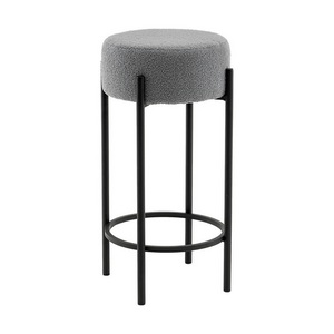 Изображение товара Стул барный Беккет букле светло-серый арт.