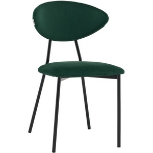 Изображение товара Стул обеденный Квинси велюр зеленый арт.