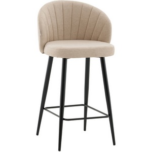 Изображение товара Стул полубарный Ханнингем велюр бежевый арт.