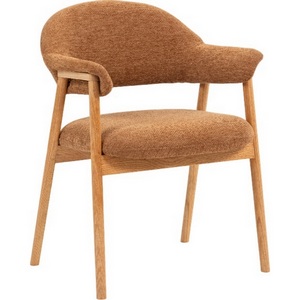 Изображение товара Стул обеденный Tavu с деревянными ножками терракотовый арт.