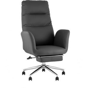 Изображение товара Кресло руководителя Solid NC с оттоманкой серый