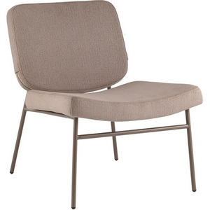 Изображение товара Кресло Эбигейл велюр бежевый, каркас бежево-серый