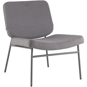 Изображение товара Кресло Эбигейл велюр серый, каркас серый