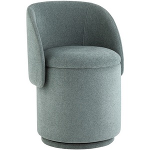 Изображение товара Пуф-трансформер Таунсвилл вращающийся с ящиком букле зеленый