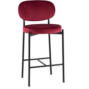 Изображение товара Стул полубарный Бриф VD велюр винный