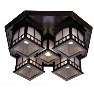 Изображение товара Потолочный светильник Velante 513 513-727-05 форма куба