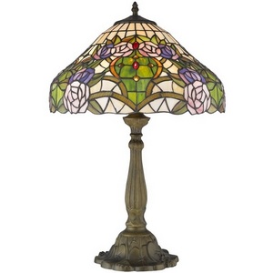 Изображение товара Настольная лампа Velante 842 842-804-01 с розой