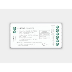 Изображение товара Контроллер универсальный SPI 3 в 1 MONO/RGB/RGBW SWG Quick Control SW-QC-SPI-RGBW