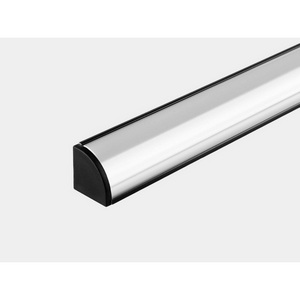 Изображение товара Алюминиевый профиль накладной угловой черный, 2 м SWG SF BEST SF-1616